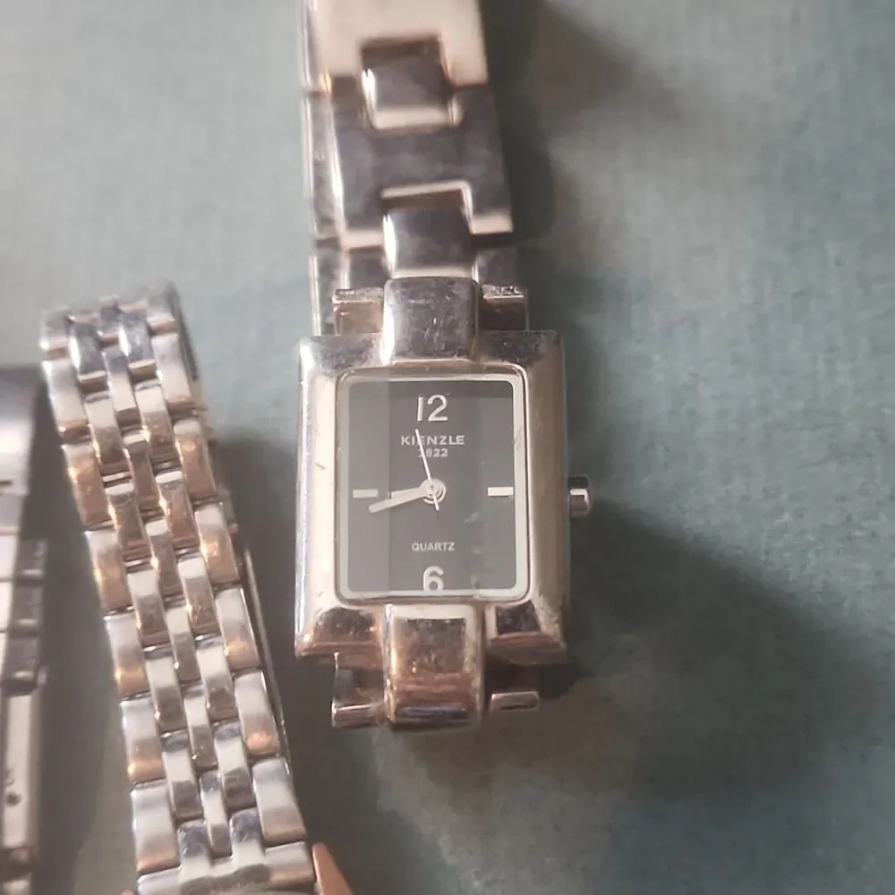 VTG Watch Lot of 8 Gold Silver Tone Ompex Quartz Digital Analog Parts Repair
